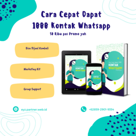 Ebook Cara Cepat Dapat 1000 kontak Whatsapp
